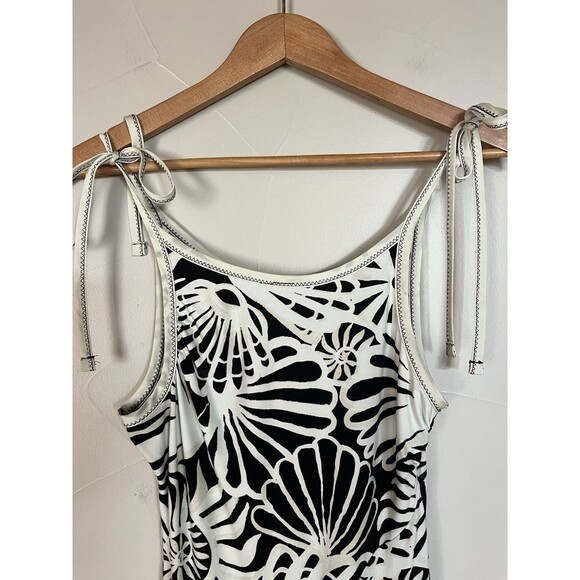Free People Stevie Midi Maxi Black & White Floral Beach‎ Dress Size XS - Picture 4 of 15